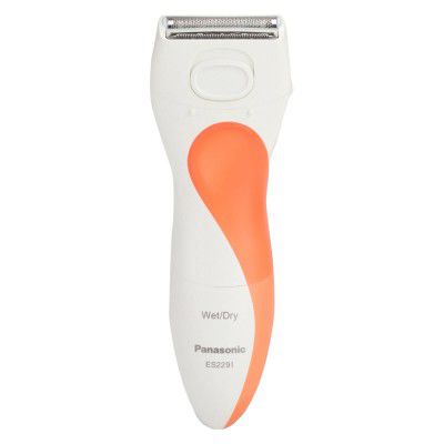 Panasonic Rechargeable Cordless Wet & Dry Epilator for Underarms, Arms, Legs & Intimate Areas (Waterproof, Orange & White)