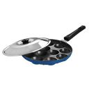 PANCA 12 Cavity Appam Maker Non Stick with lid,Aluminum Pan, Appe Maker, Appe Pan, Appe Tawa (Blue)...