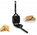 PANCA 2-Cut Gas Sandwich Toaster - Nonstick Grill, Stay-Cool Handles. Perfect for 2-Cut Crispy Sandwich Maker Manual...