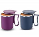 PANCA Coffee Mug with Lid Insulated Stainless Steel for Tea Milk Mug Inner Stylist Double Wall Cup Gift Pack of 2...