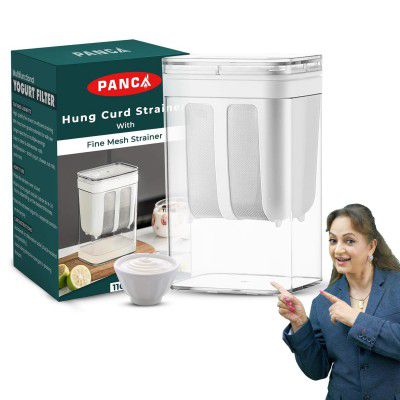 PANCA Hung Curd Strainer Box | Curd Maker and Greek Yogurt Maker - 1100ml 