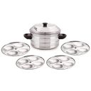 PANCA Idly Maker Steamer Plate Steel Idli Cooker (16 IDLI BIG)...