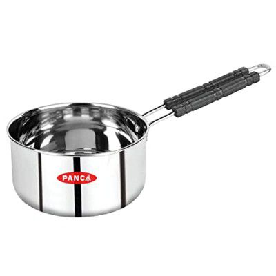 PANCA Stainless Steel Sauce Pan, Tea Pan, Milk Pan Heavy Guage 1.5 Litre