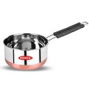 PANCA Tea Pan Stainless Steel Copper Bottom Sauce Pan Milk Pan Tapeli Patila Induction Base 1.5 Litre Sauce Pot Milk Boiler with Handle (1500 ml)...