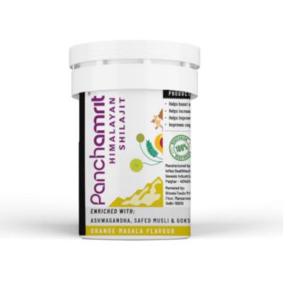Panchamrit Himalayan Shilajit Effervescent | Helps Boost Stamina & Performance, Improves Muscle Recovery |Enriched with Ashwagandha, Kaunch Beej, Safed Musli | 3 Tablets