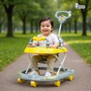 PANDA BABY PRODUCTS Musical Activity Walker With Parent Rod  (Yellow)...