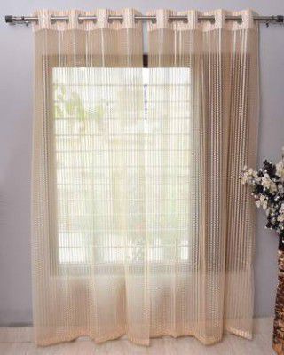 Panipat Textile Hub 152 cm (5 ft) Net Window Curtain Single Curtain