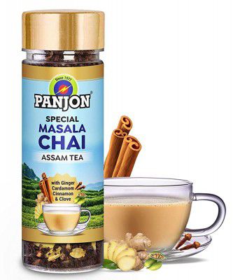 Panjon Masala Chai patti Assam Black Tea (50 Cups)