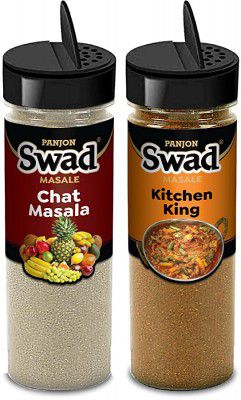 Panjon Swad Chat Masala & Kitchen King (2 big bottles) 200g