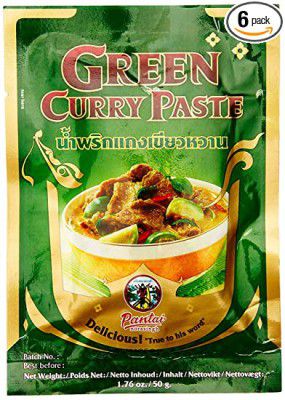 Pantai Green Curry Paste - 50 gm (Pack of 6)