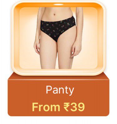 Panty from Rs. 39 in Flipkart Big Billion Days 