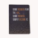 Papboo A5 Unruled Women fire New Notebook - (Matte Finished Cover, 120 Pages, 80 GSM, Round Edges) Journal Diary...
