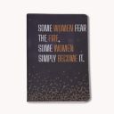 Papboo A5 Unruled Women fire New Notebook - (Matte Finished Cover, 120 Pages, 80 GSM, Round Edges) Journal Diary...