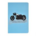 Papboo Ruled A5 Two Wheels Soft Bound Notebook for Bikers (Matte Finished Cover, 120 Pages, 80 GSM, Round Edges) Journal Diary...