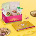 Paper Boat Holi Dry Fruit Box, 260g - Premium Diwali Dryfruit Gift Hamper | Beautiful Reusable Tin Box | Perfect Festive Gift for Loved ones |Holi Gift Hamper| Assorted Mix of Flavoured Nuts & Trail M...
