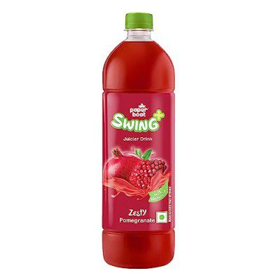 [Amazon Fresh] Paper Boat Swing Zesty Pomegranate Juice, Enriched with Vitamin D, No Gmos, 1.2 Litre