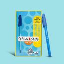 PAPER MATE INKJOY 100ST Ball Pen XF Capped 50x Blue...