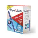Paper Mate Write Bros Stick Ballpoint Pens, Medium Point, Blue Ink, 60-Count...