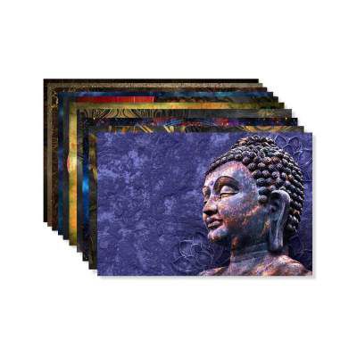 Paper Plane Design Lord Buddha Motivational Poster for Wall Large Size (Size 12 x 18 inch, Set of 10)