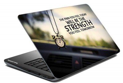 Paper Plane Design PPD Combo of Laptop Skin Cover, Skin Stickers for 14 inch to 17 inch Laptop All Models with Hard Disk Skin
