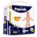 Papimo Baby Diapers With Aloe Vera , X-Large ...