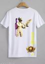 PARA HILLS Men Printed Round Neck Polyester White T-Shirt...