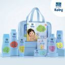 Parachute Advansed Baby Gift Pack with New Born Baby essentials | With Travel friendly Clear Bag (Blue)...