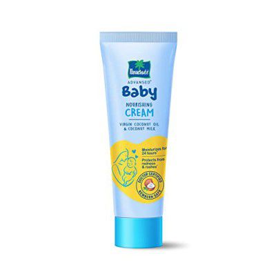 Parachute Advansed Baby Nourishing Cream | Doctor Certified | Virgin Coconut Oil & Coconut Milk | Ph 5.5 | 24 Hour Moisturization | 100gm