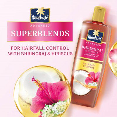 Parachute Advansed Bhringraj & Hibiscus-enriched Coconut Hair Oil - 300 ml