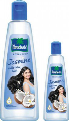 Parachute Advansed Jasmine Coconut with Vitamin E for Healthy Shiny Hair, Non-sticky Hair Oil (490 ml)