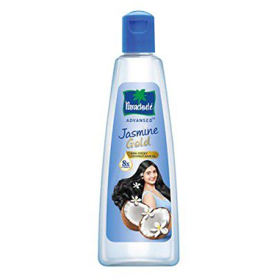 Parachute Advansed Jasmine Gold Coconut Hair Oil With Vitamin-E For Super Shiny Hair - 500ml