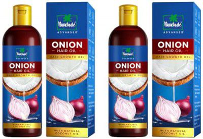 Parachute Advansed Onion Hair Oil for Hair Growth and Hair Fall Control with Natural Coconut Oil & Vitamin E - 200ml (Pack of 2)