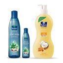 Parachute Advansed Soft Touch Body Lotion, 400ml & Parachute Advansed Aloe Vera Enriched Coconut Hair Oil, 250ml + 75ml | For Soft, Strong Hair...