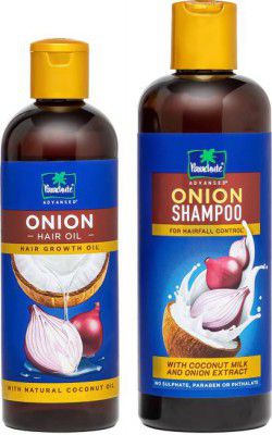 Parachute Advansed Onion Hair Oil for Hair Growth & Hair Shampoo for Hair Fall Control Hair Oil  (475 ml)