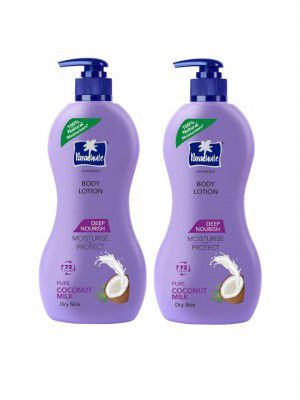 Parachute Set of 2 Original & Pure Coconut Milk Deep Nourish Body Lotion