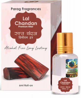 Parag Fragrances Real and Natural Lal Chandan Attar For Personal and Religious Use (Lal Chandan)