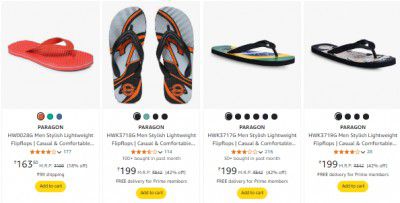 Paragon Man's Footwear Upto 70% Off