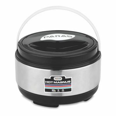 Paras Homeware Hot Magnus Steel Casserole|Food Grade | Easy to Carry | Easy to Store For Rice, Gravy, Curry |Blue|1300ml