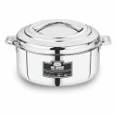 Paras Homeware Hot Server Steel Casserole|Food Grade | Easy to Carry | Easy to Store For Rice, Gravy, Curry|3500ml...
