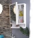 Parasnath Prime Heavy White New Look Bathroom Cabinet with Cabinet with Mirror Made in India...