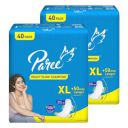 Paree Dry Feel Sanitary Pads For Women | XL-80 Pads each...