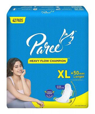 Paree Dry Feel Sanitary Pads | XL-42 Pads