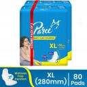 Paree Dry Feel XL with Leakage Protection & Quick Absorbption Sanitary Pad  (Pack of 80)...
