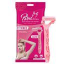 Paree Prima Premium Full Body Razors for Women, Pink, 5 Count...
