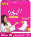 Paree Soft & Rash Free XL Sanitary Pad, With 3 Seconds Absorption for Heavy Flow Sanitary Pad (Pack of 40)...
