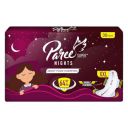 Paree Super Nights Heavy Flow Pads, XXL 30 Period Pads, Leakage Protection All Night with 64% Extra Coverage Sanitary Pads for Women...