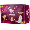 Paree Super Nights Sanitary Pads for Women (Trifold) | XXL-30 Pads...