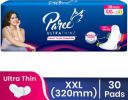 Paree Ultra Thinz Soft & Rash Free Double Feathers XXL Pads, With Disposable Covers Sanitary Pad  (Pack of 30)...