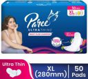 Paree Ultra Thinz Soft & Rash Free Double Feathers XL Pads Sanitary Pad (Pack of 50)...