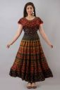 Parii Fashion Jaipur  Printed Cotton Blend Stitched Flared/A-line Gown  (Multicolor)...